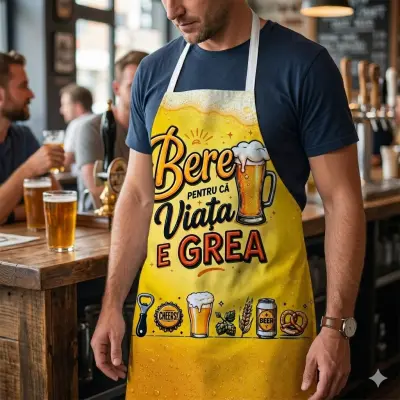 Bere pentru ca viata e grea, sort cu mesaj, model sogs106